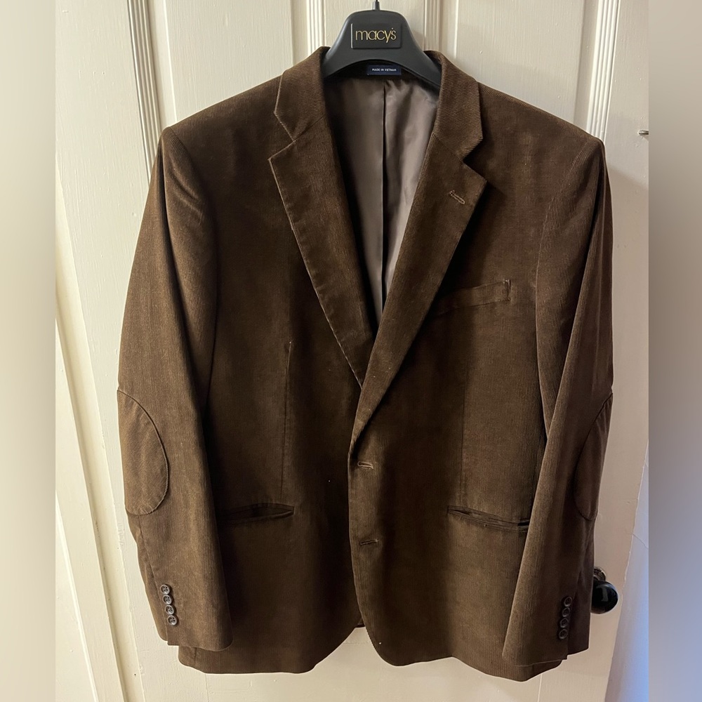 Stafford Brown Corduroy Blazer 46L
